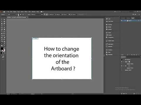 How to Rotate to Landscape in Adobe Illustrator