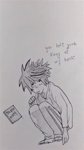 death note 🎀 #art #artist #drawing #deathnote