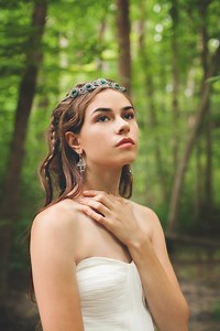 Bridal Tiara, Custom Tiara, Emerald, Medieval Wedding, Bridal Headpiece, Renaissance Wedding, Handfasting, Ren Faire, Garb, T3 - Etsy