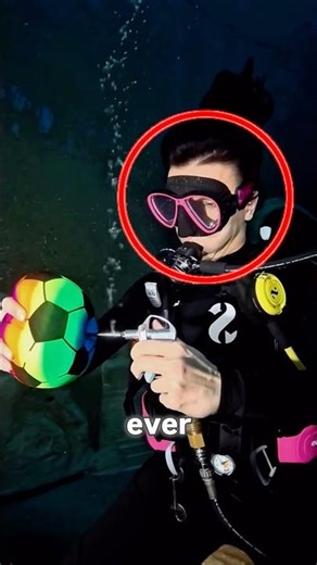 This Ball Explodes Before Reaching the Surfac