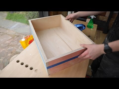 Making drawer boxes the easy way — the quarter-quarter-quarter // 999 technique with a router table.