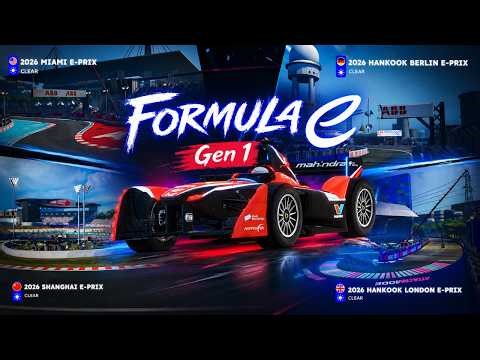 Exploring the Formula E DLC in Formula Legends | All Tracks in One Lap