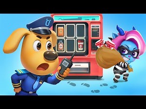 The Yogurt Thief | Safety Tips | Detective Cartoon | Police Chase | Sheriff Labrador