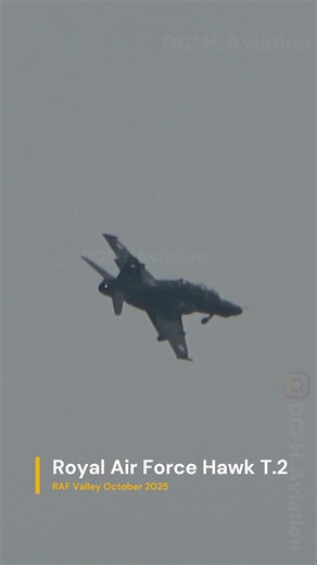 Royal Air Force Hawk T.2 At RAF Valley #rafvalley #baehawk #RoyalAirForce | Dcfh Aviation