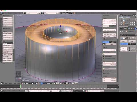 Blender 3D Basics tutorial - Mean Crease