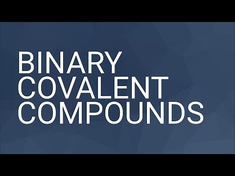 Binary Covalent Compounds