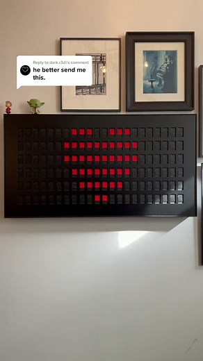 Illuminated Display Board with Inspiring Messages