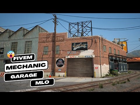 Fivem mechanic garage Mlo | Interior & map for Roleplay | FiveM mlo shop