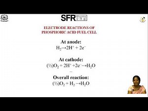 Phosphoric Acid Fuel Cell by Dr.S.Selvalakshmi, Assistant Professor of Physics
