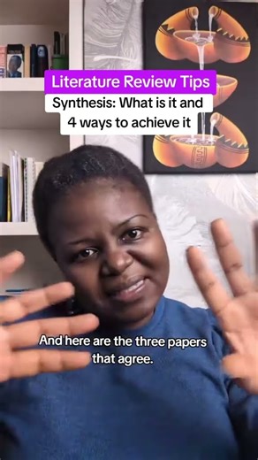 LITERATURE REVIEW: SYNTHESIS #academicwriting #literaturereview #thesistips #phd