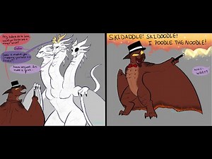 Godzilla KOTM | Rodan Shows Moonhidora A Magic Trick (Godzilla Comic Dub)