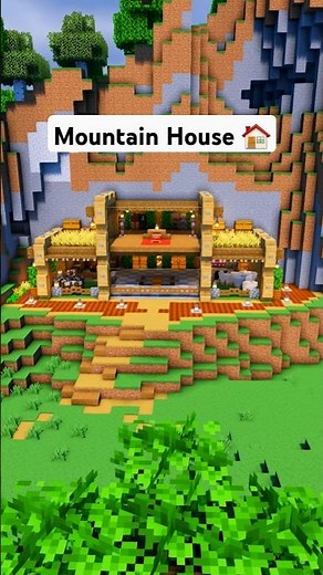 Minecraft Ultimate Mountain House 🏠 #minecraft