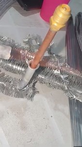 How to braze copper pipe and aluminum 👇👇 | Kenny Cooling system