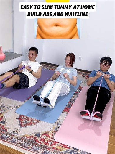 Home Fitness with Foot-Pedal Resistance Trainer