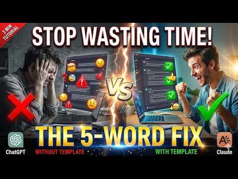 97% of People Use ChatGPT Wrong - Here's The Secret Template