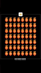 Beginner pro Illustrator Tips | Make Number Sequence script Illustrator | 2026 #mgraphics