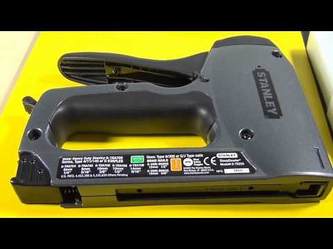 Stanley SharpShooter Manual Staple and Brad Gun close look