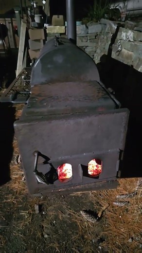 doing up a steak getting that fire rolling hot BackDraft BBQ.