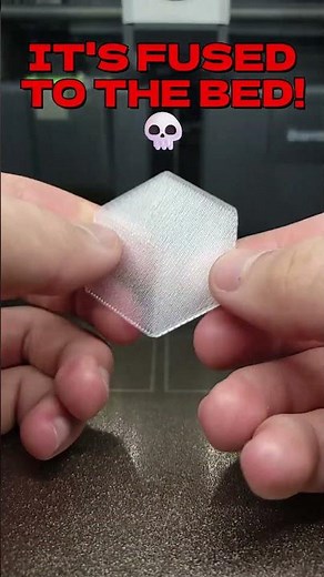 I tricked my 3D printer into printing glass...🧊🤯#3dprinting #bambulab #satisfying #glass #tech