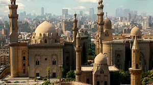 Cairo, Egypt: Drone flight over the ages