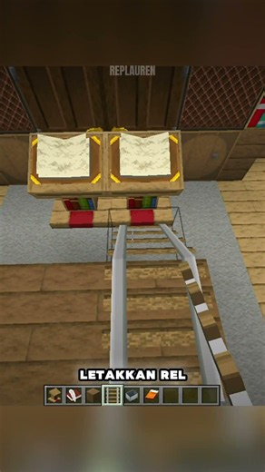 membuat kasur realistis minecraft