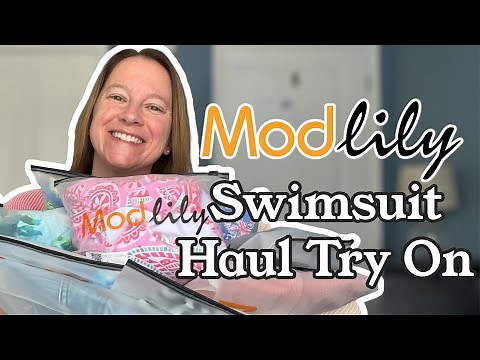 Modlily Swimsuit Haul Try On Review | MODEST Swimwear #swimwear