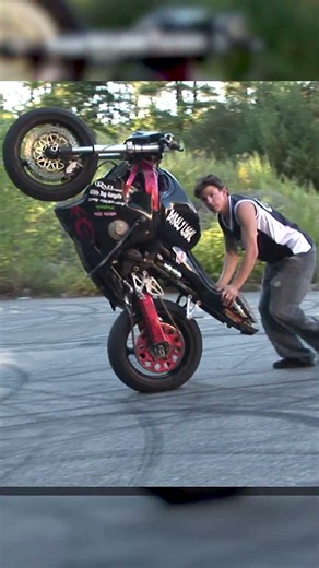 This Bike Is Doing a Wheelie... With NO RIDER 😳🏍️