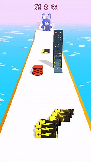 3D Animated Adventure with Blue Bunny and Red Robot