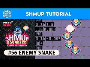 Making an Advanced Shmup #56 - Enemy Snake - Pico-8 Hero