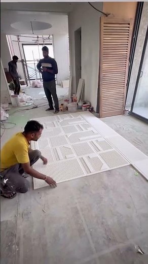 Stone wall cladding installation | feature TV wall