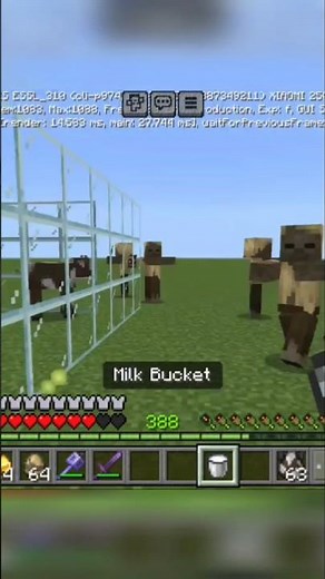 How to remove the hunger effect in Minecraft 🥓🍗 #minecraft #shorts
