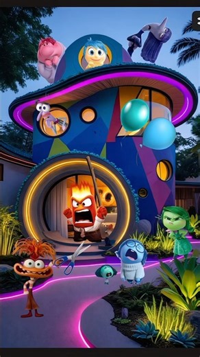 Anger LOSES IT! Anxiety Makes Sadness & Envy Cry Over a Balloon 🎈😡#insideout2 #anger #balloon #joy