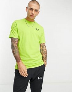 Under Armour - Sportstyle - T-shirt manches courtes à logo - Vert | ASOS