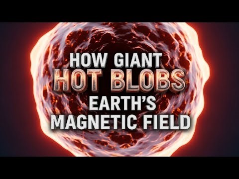 How Giant Hot Blobs Shape Earth's Magnetic Field