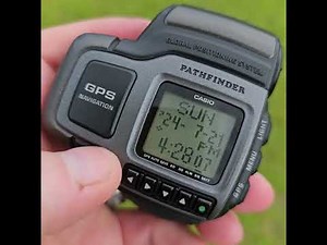 Casio 1840 PAT-1 Pathfinder GPS Watch demo