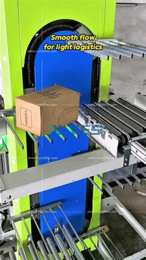 Fork Type Vertical Conveyor | Custom Color Industrial Lift for System Integrators