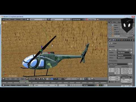 How to Get Your Helicopter Blade to Rotate Correctly in Blender