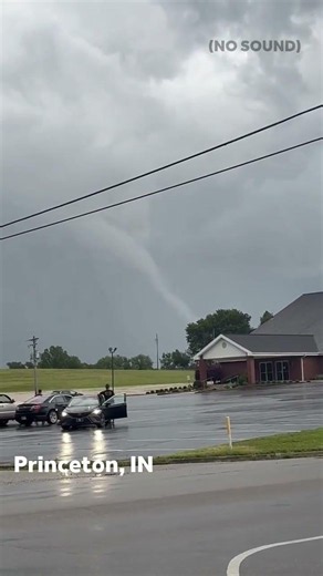 Tornado in Princeton, Indiana