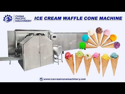 Automatic Waffle Sugar Cone Production Line First Time Test Production in Customer Workshop