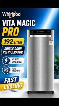 Whirlpool Vitamagic Pro 192 Litres Single Door Refrigerator #whirlpool #fridge #refrigerator