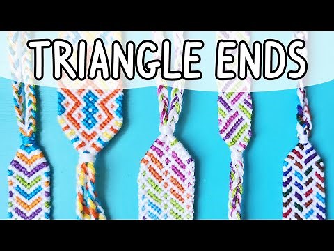 Triangle Ends Tutorial for Friendship Bracelets