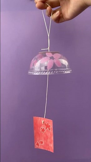 DIY Wind Chime 🌸#diy #craft #handmade #giftideas