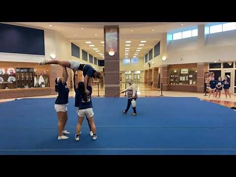 Varsity Cheer Stunt in Slow Motion