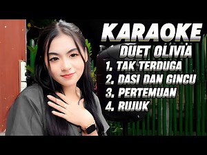 Karaoke duet Olivia 4 Lagu ‪@yukkabartis‬
