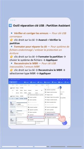 Réparer votre USB avec un outil de réparation de clé USB