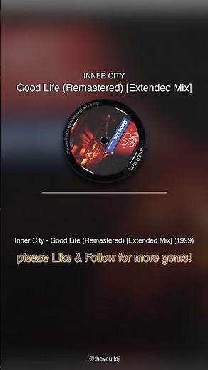 🎵 Inner City - Good Life (Remastered) Extended Mix 1999 | Play this at max volume 🔊🎵 #Shorts