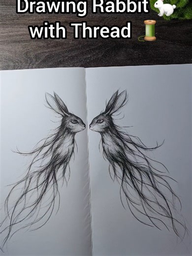 Drawing a Rabbit with Thread