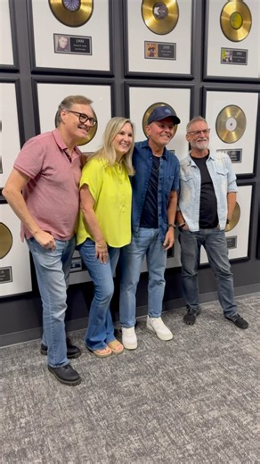 30K views · 1.3K reactions | We’ve created a wall showcasing the number-one Christian record of each year since The JOY FM was established. Chris Tomlin appears on it several times, so it felt fitting that he be the first artist to see it! | The JOY FM | Facebook