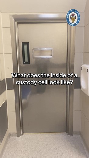 #FAQFridays | You asked us what the inside of a custody cell looks like… #WestMidlandsPolice #WMP #PoliceUK #Police #PoliceofTikTok #Custody #PoliceCustody