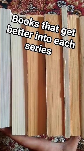book series that get better with each book😘📚🔖